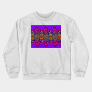 Psychedelic Fractal Pattern Crewneck Sweatshirt